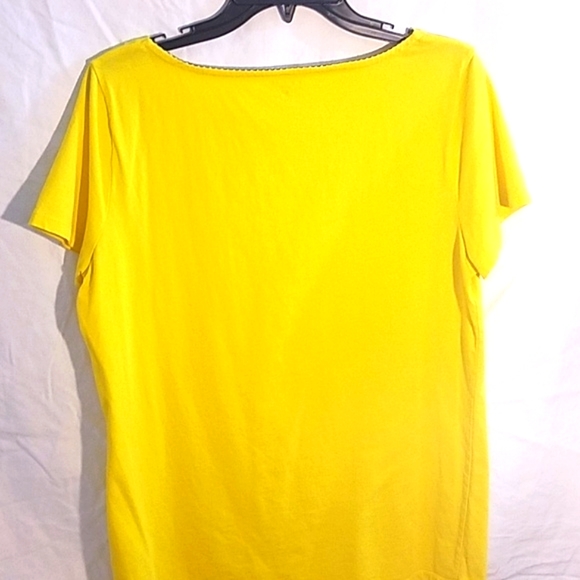 Jones New York yellow tee - Picture 2 of 3